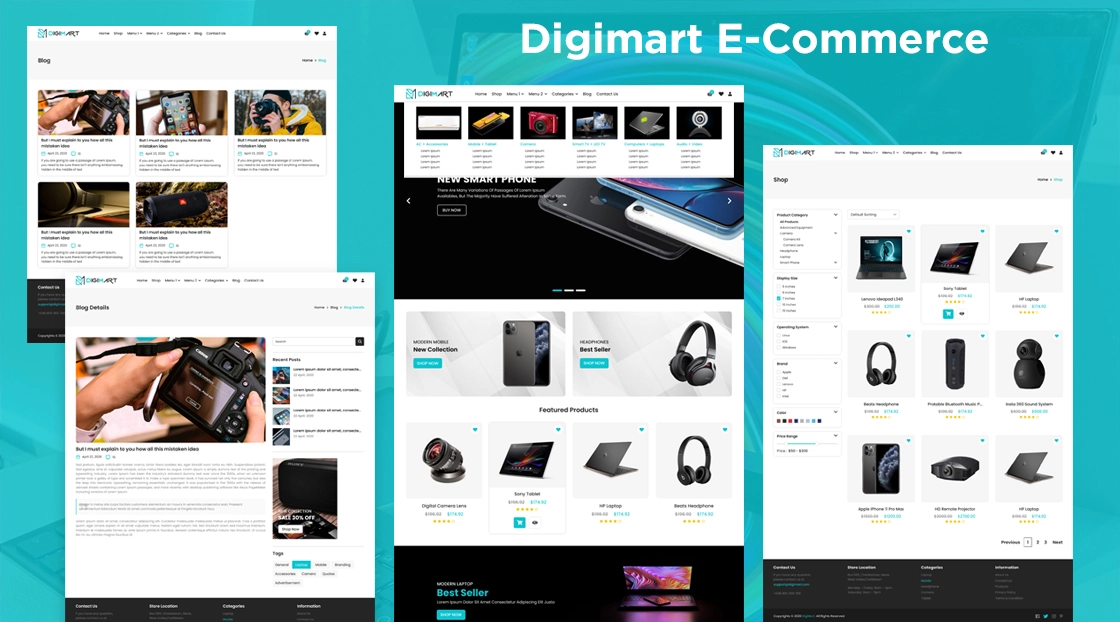 Digimart E-Commerce | UI/UX Design