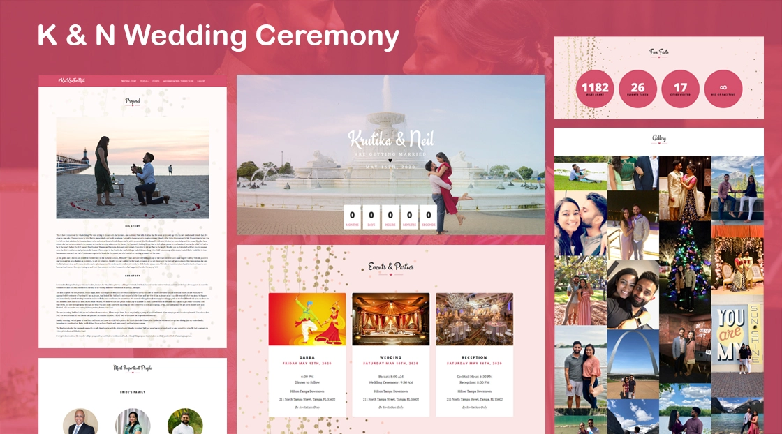 K & N Wedding Ceremony | UI/UX Design